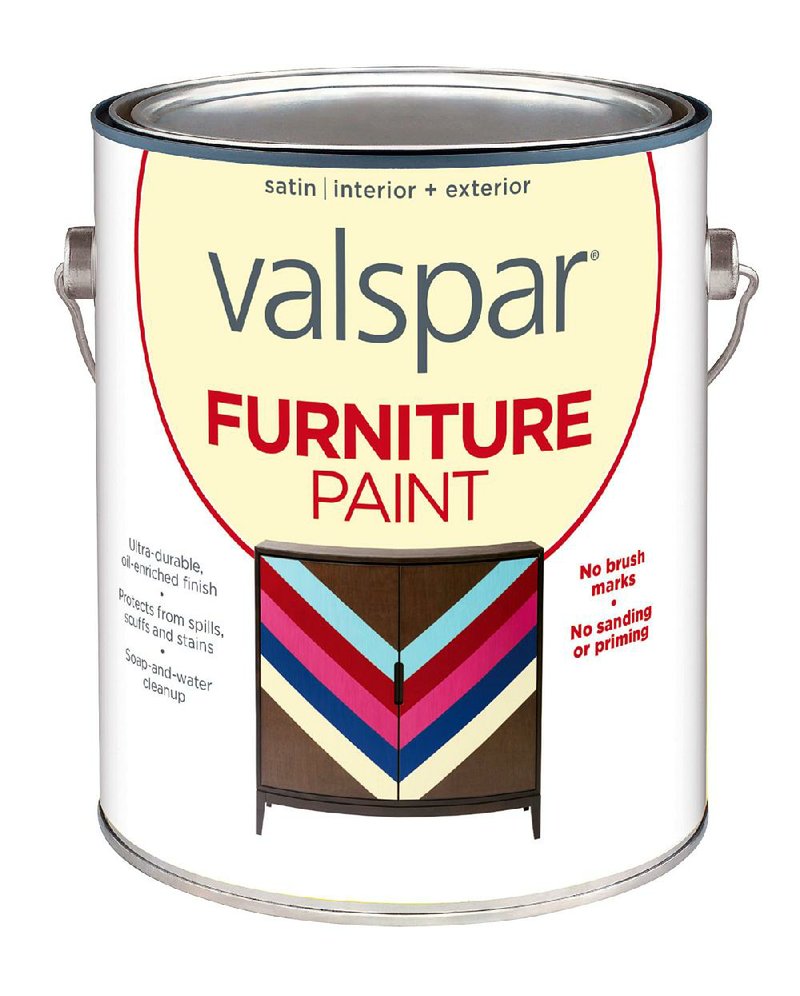 Valspar Furniture Paint is shown in this photo. 