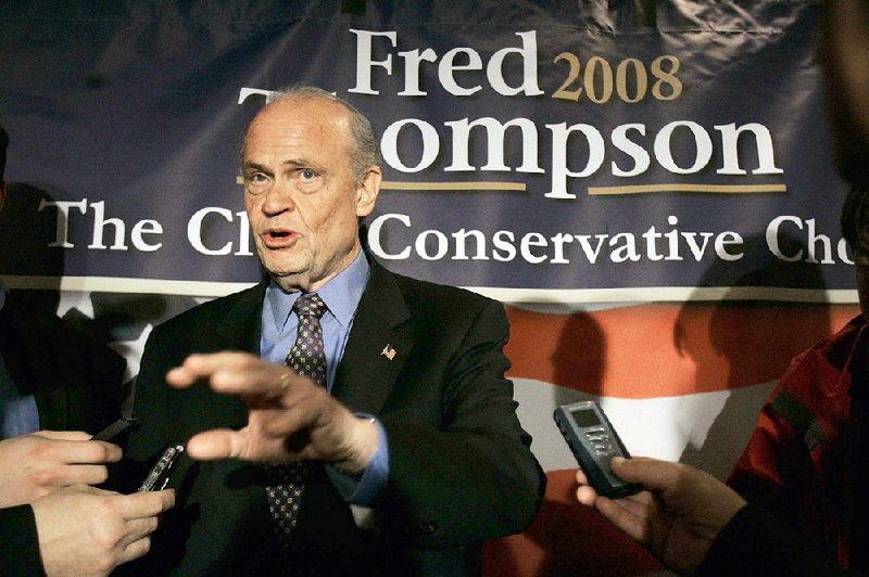 Former Tennessee Sen. Fred Thompson fields IS shown in this file photo.  
