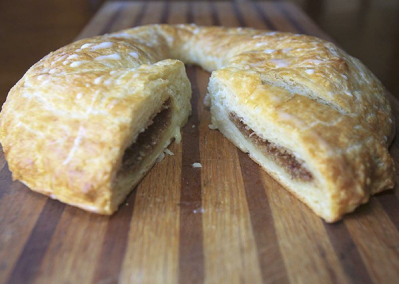 The kringle’s origins are Danish, but its pecan filling wrapped in a tender, flaky pastry is decidedly American. 