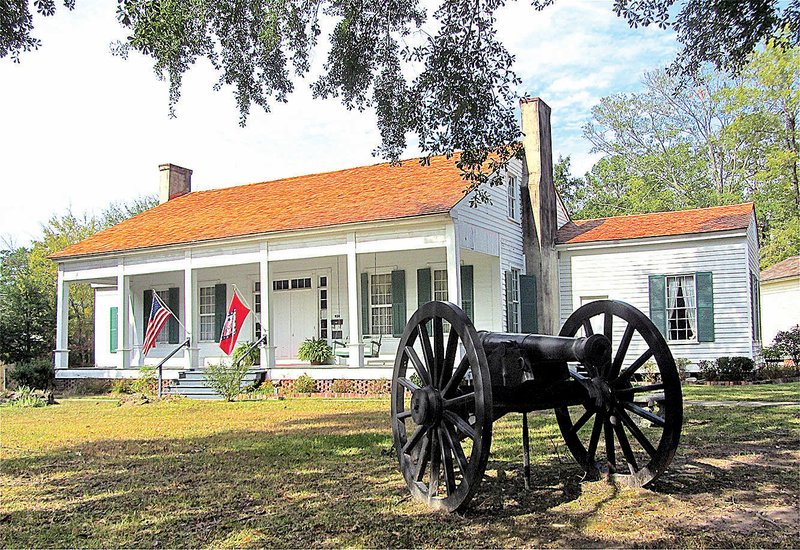 The McCollum-Chidester House, built in 1847, served as headquarters for Confederate Gen. Sterling Price and Union Gen. Frederick Steele during the Civil War’s Red River Campaign in 1864. 