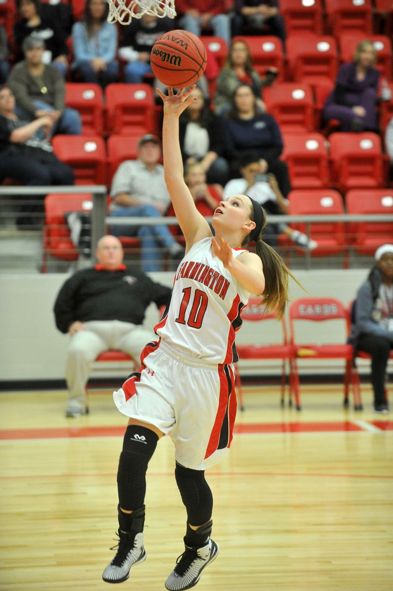 Farmington's Trish O'Connell is the only returning starter for the Lady Cardinals, but she expects the team to continue its tradition of success after going 24-5 last season and advancing to the semifinals of the Class 5A state playoffs.