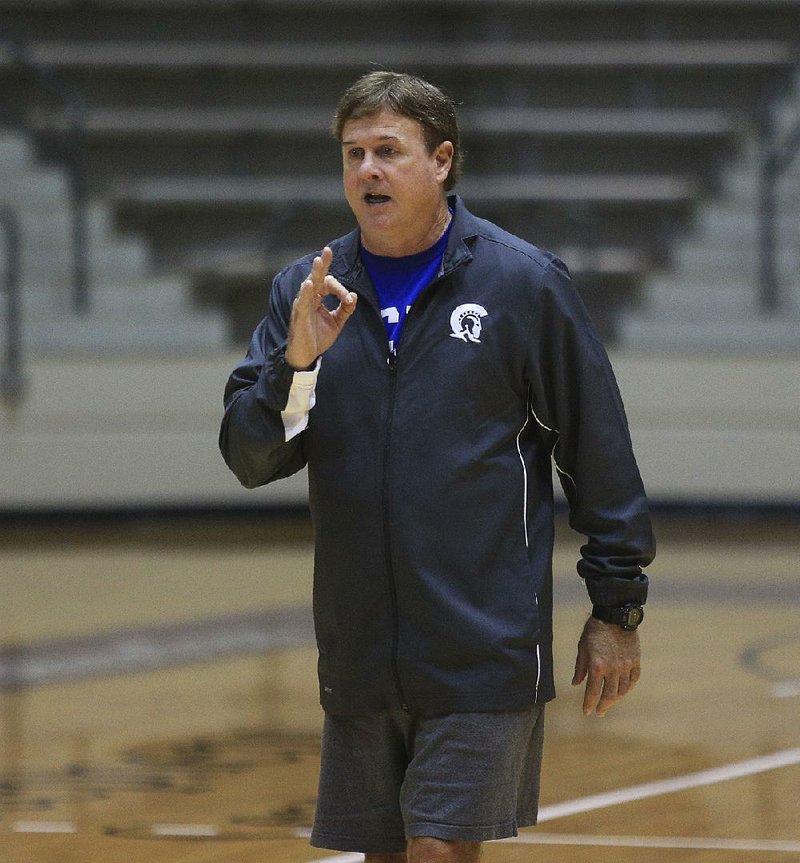 UALR women’s Coach Joe Foley isn’t feeling very optimistic about this season’s team, saying it may be a bit of an up-and down season for the Trojans.