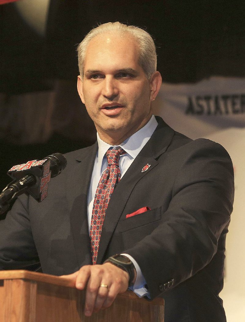  Arkansas State Director of Athletics Terry Mohajir is show in this file photo.