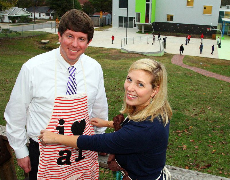 Alec Gaines and his wife, Eliza, are serving as co-chairmen of this year’s annual Tie One On fundraiser for Our House, the shelter for working homeless in Little Rock that accommodates 1,400 men, women and children each year. Festivities begin at 6 p.m. Dec. 3 at Pavilion in the Park.