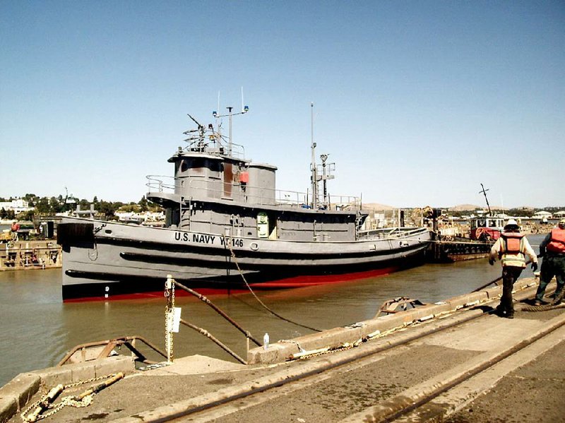 After a delay earlier this month, the USS Hoga tugboat is again moving toward North Little Rock, where it will join the USS Razorback submarine at the Arkansas Inland Maritime Museum. 