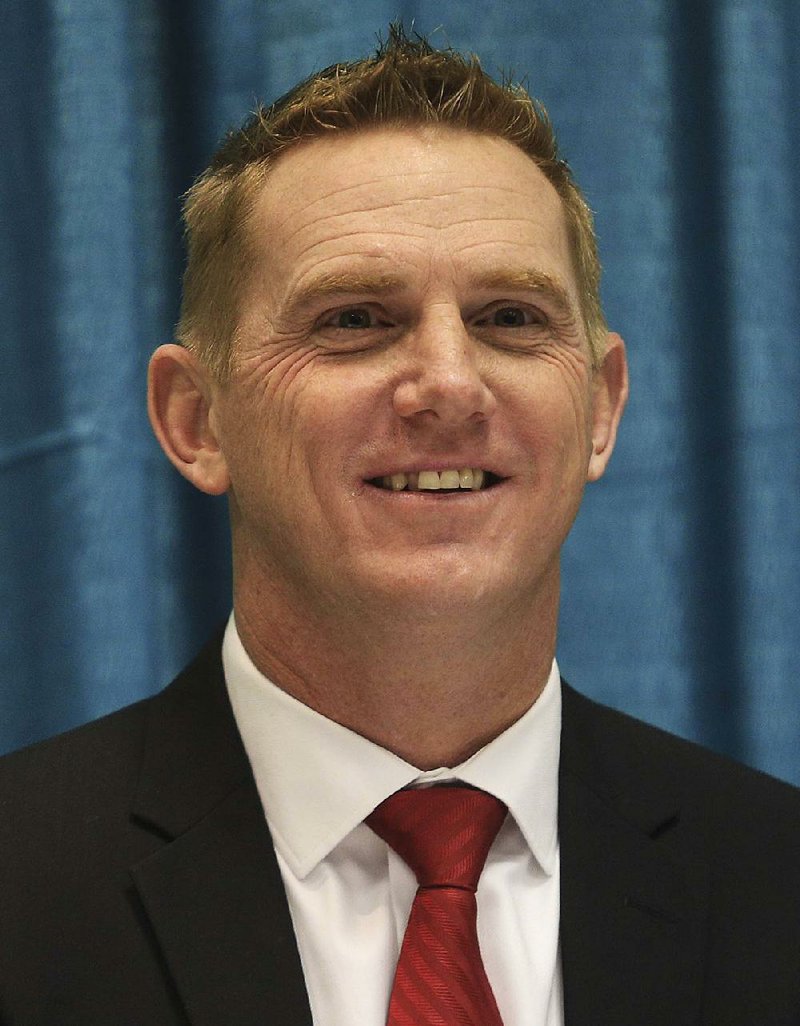 Arkansas State University football coach Blake Anderson is shown in this photo.