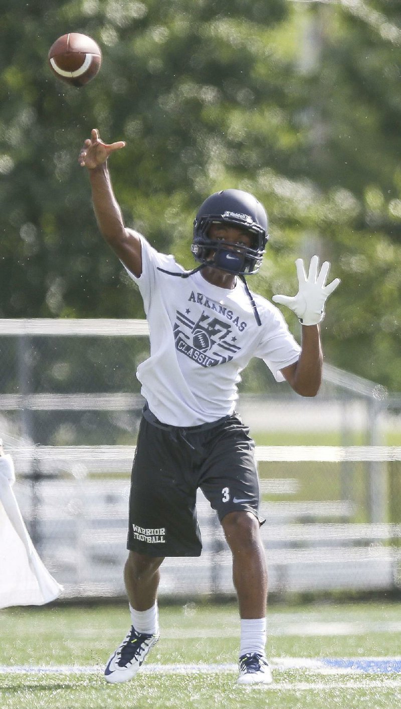 Little Rock Christian quarterback Kyron Sanders, who has thrown for 35 touchdowns with only six interceptions, is looking forward to Friday’s game against Pulaski Academy.