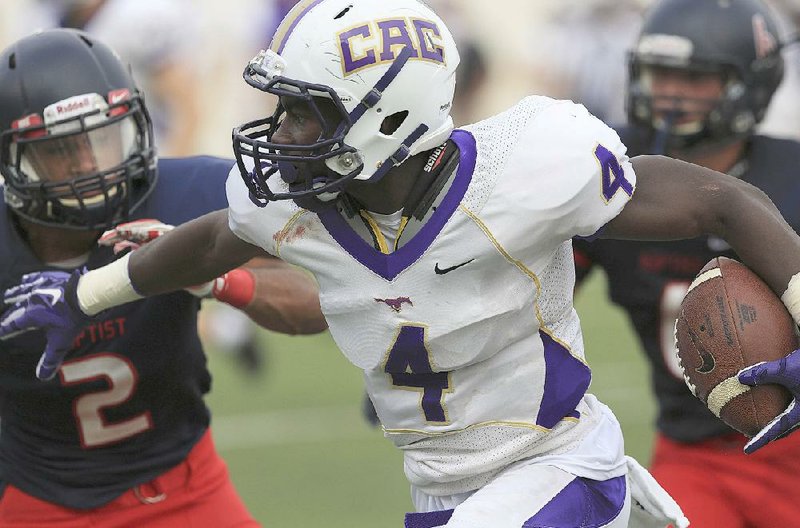 Central Arkansas Christian wide receiver Josh Johnson.  