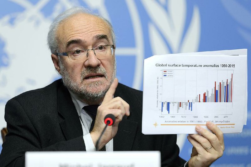 Michel Jarraud, secretary-general of the World Meteorological Organization, said Wednesday in Geneva that “a significant impact of climate change is on extreme events.”