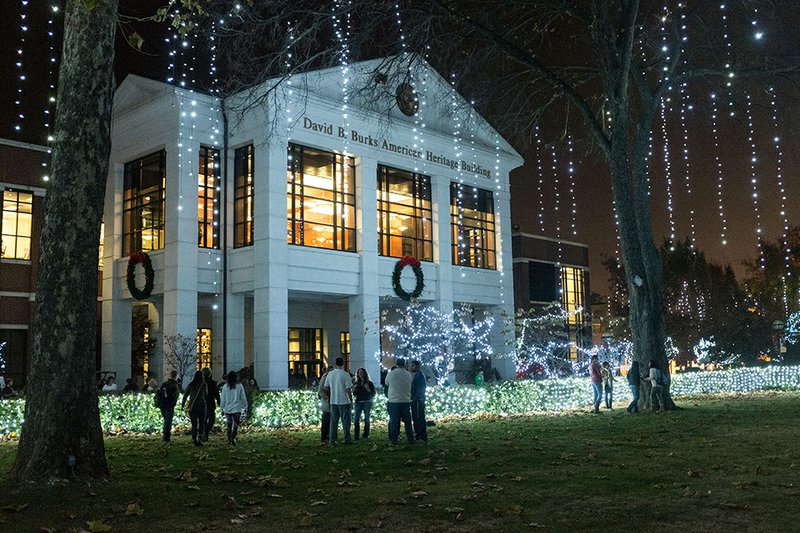 Harding will hold its annual Christmas lighting ceremony at 6 p.m. Monday. More than 120,000 LED lights make up the display.