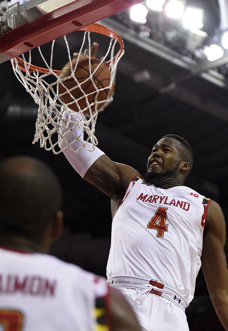 Maryland forward Robert Carter had 17 points and eight rebounds to the help No. 2 Terrapins beat Cleveland State 80-63 on Saturday in College Park, Md.
