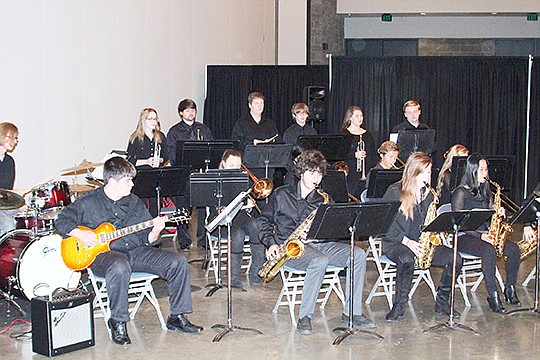 Submitted photo The Lakeside Jazz Band performed at the 2015 Arkansas Music Educators Association Fall Conference at the Hot Springs Convention Center.