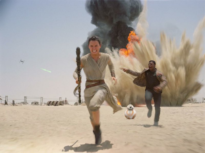 Analysts speculate Star Wars: Episode VII - The Force Awakens (starring Daisey Ridley and John Boyega) will be a runaway box office success.
