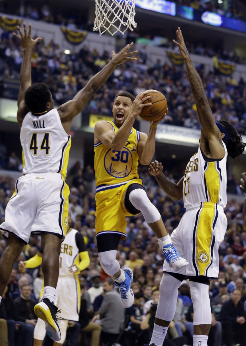 Warriors Fight Off Fast-closing Pacers | The Arkansas Democrat-Gazette ...