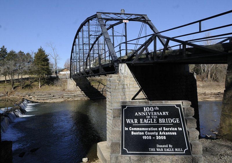 The War Eagle Bridge is an historic Benton County landmark and a centerpiece of the War Eagle community. Officials have been studying how to repair the bridge.