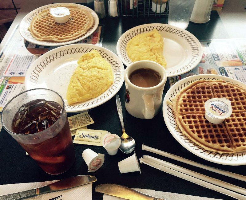 Hillcrest residents Chris and Mary Heller have a decade-strong tradition of eating holiday breakfasts at Waffle House in Little Rock.