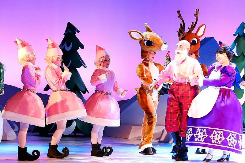 Rudolph the Red-Nosed Reindeer: The Musical, a touring stage version of the venerable TV special, will be onstage Monday-Wednesday at Fayetteville’s Walton Arts Center.
