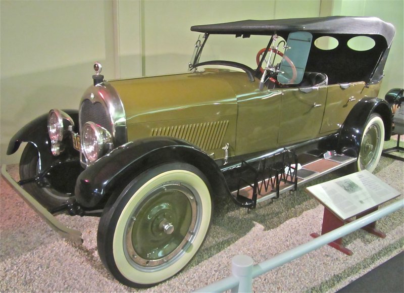 A rare 1923 Climber Phaeton Model 6-50, manufactured in Little Rock, is displayed at the Museum of Automobiles on Petit Jean Mountain. It was priced at $2,250, then a princely sum.