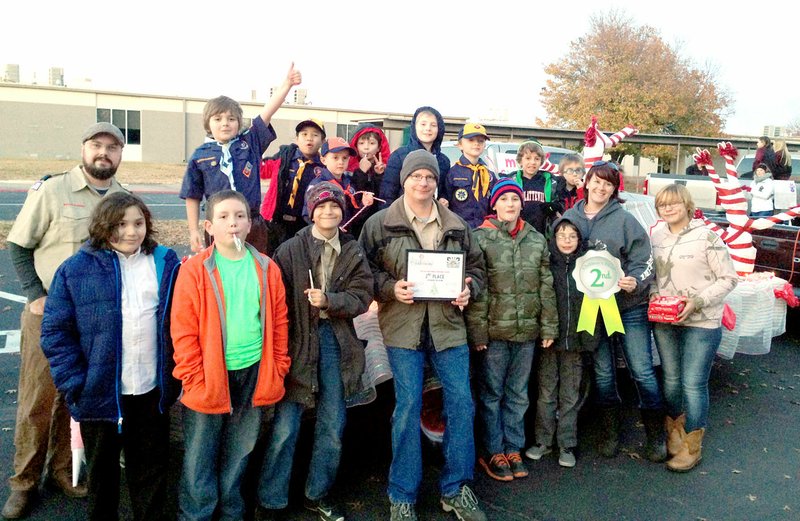 Photo submitted Cub Scout Pack 232 placed second in the children&#8217;s division.