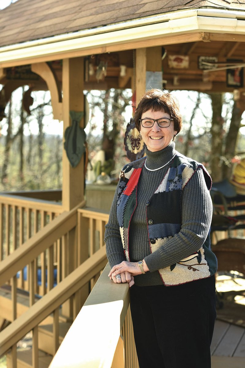 B. Jeannie Fry often watches the sun rise from the deck of her home outside of Cabot. Fry is a watercolorist and current president of the Mid-Southern Watercolorists Board of Directors. 