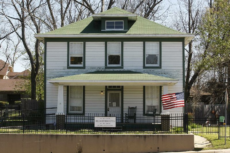 President Bill Clinton’s boyhood home in Hope is shown in this 2009 photo. Authorities are investigating a fire Friday morning as arson. 