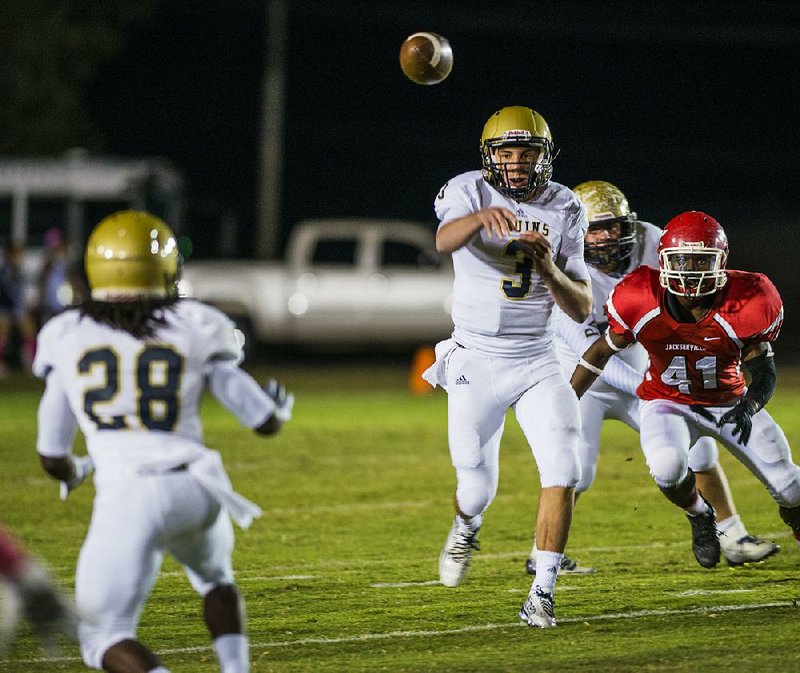 Quarterback Layne Hatcher led Pulaski Academy to a second consecutive Class 5A championship, throwing for 4,667 yards and 55 touchdowns with only 11 interceptions. 