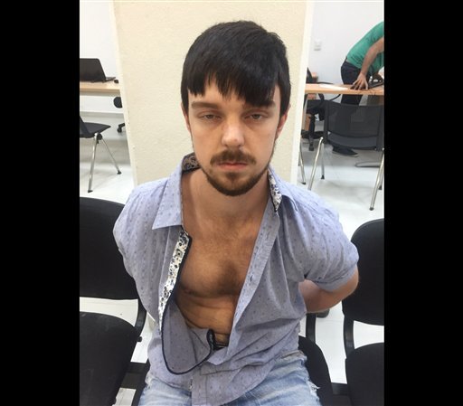 This Dec. 28, 2015, photo released by Mexico's Jalisco state prosecutor's office shows who authorities identify as Ethan Couch, after he was taken into custody in Puerto Vallarta, Mexico. 