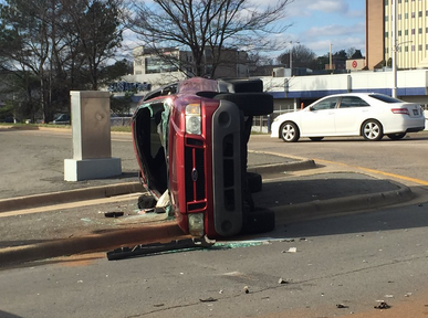 Traffic remained delayed at University Avenue near the Interstate 630 ramps as of about 2:25 p.m. Wednesday after an accident involving at least two vehicles, Little Rock police spokesman Lt. Steve McClanahan said. 