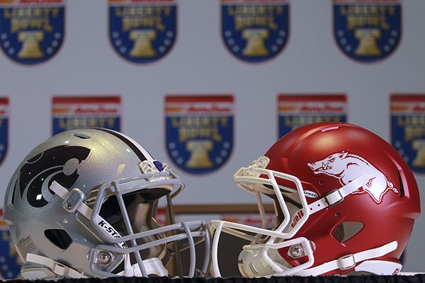 Arkansas is scheduled to play Kansas State in the Liberty Bowl at 2:20 p.m. on Saturday, Jan. 2, 2016, in Memphis, Tenn. 