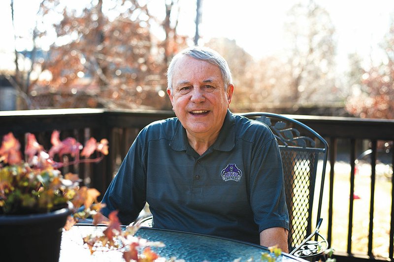 Don B. Bradley III, retired from the University of Central Arkansas College of Business, sits outside his Conway home. Bradley has published more than 100 journal articles and helped start five journals on entrepreneurship and marketing. He has worked with small businesses in countries all over the world, including Australia, China, Italy, Russia, Scotland, Singapore and Wales.