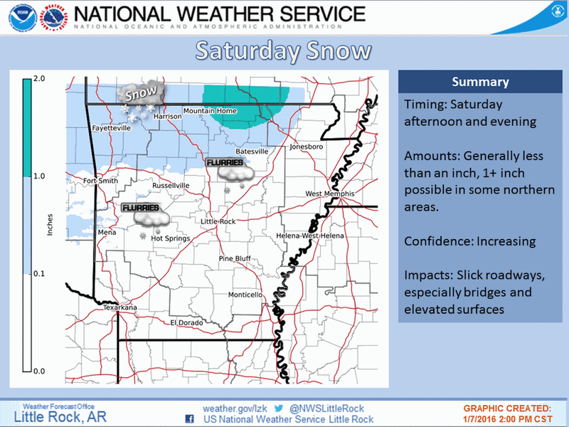 Latest forecast brings weekend snow chances further south in state