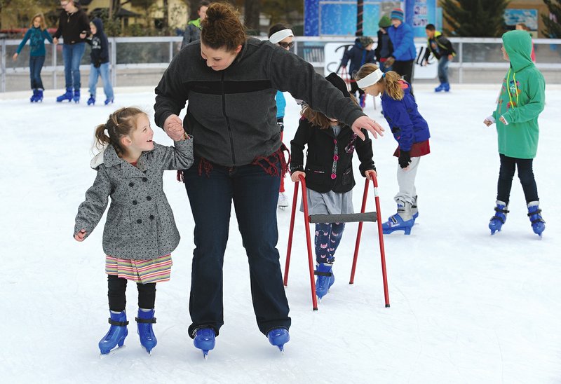 File Photo/ANDY SHUPE The Bentonville ice rink.