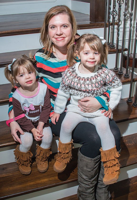 Karil Greeson of Conway gave birth to identical twin daughters, Alexis, on her lap, and Isabella, in September 2013. The girls had twin anemia polycythemia sequence, or TAPS, a rare condition that causes unequal blood counts in twins. Greeson had already volunteered with Freezin’ for a Reason 5K/10K, which raises money for Arkansas Children’s Hospital, but then Isabella was treated there. This year’s race is Feb. 6, and participants and volunteers are needed. To register, go to www.freezin4areason.org.