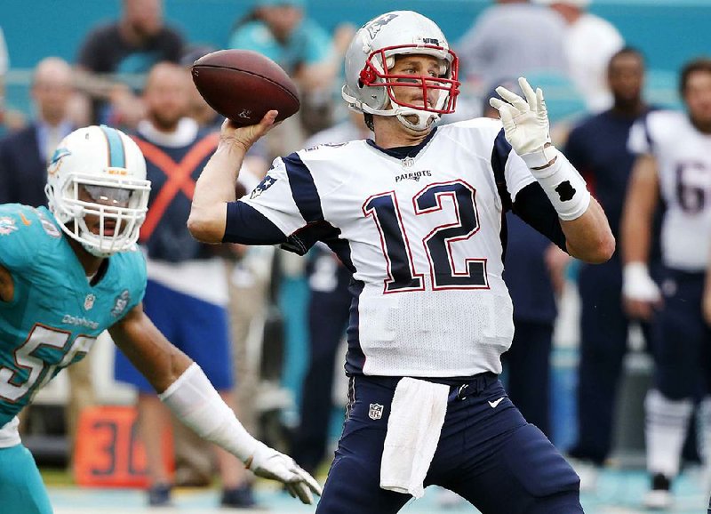 New England quarterback Tom Brady and the Patriots have lost four of their past six games. They will try to get back on track today against a Kansas City team that has won 11 games in a row.