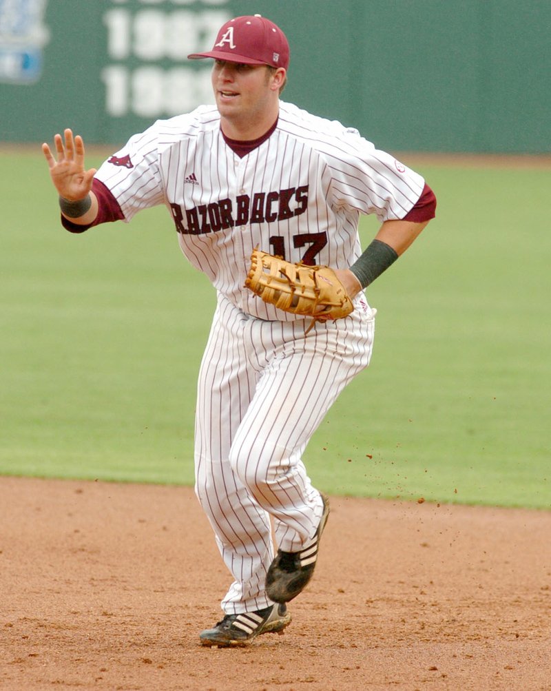 Former Arkansas first baseman Andy Wilkins will go to spring training next month with the Milwaukee Brewers. Wilkins has been with seven major league organizations since being drafted in 2010.