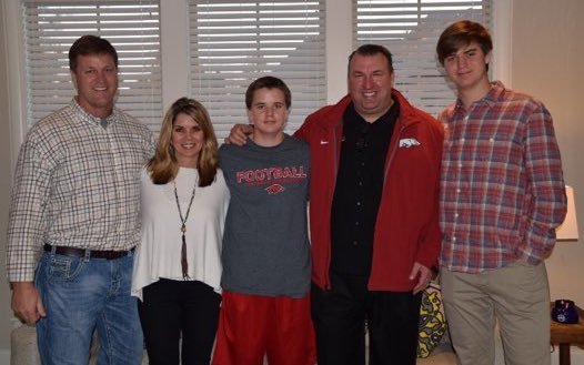 Large Gathering Greets Bielema And Lunney For In Home Visit