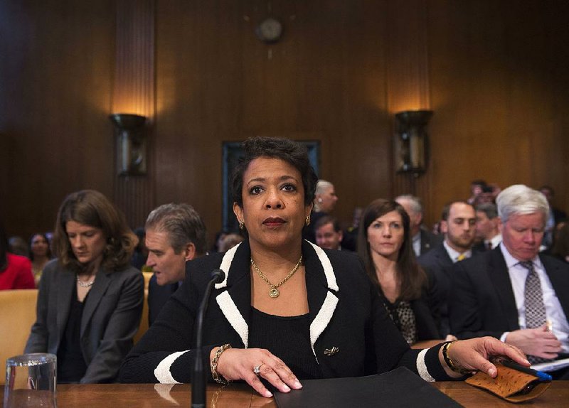 Attorney General Loretta Lynch testifies Wednesday before a Senate committee, saying President Barack Obama’s orders on gun control are common sense and lawful. 
