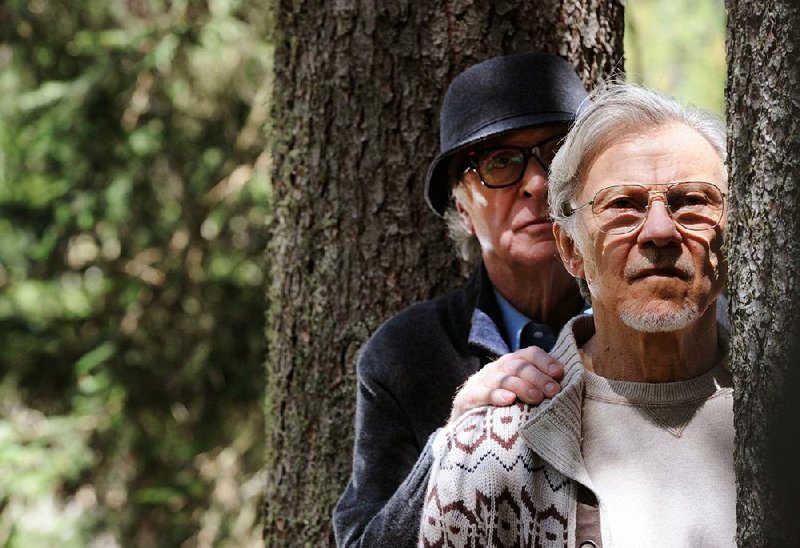 Fred Ballinger (Michael Caine) and Mick Boyle (Harvey Keitel) are old friends encamped in a luxurious Swiss resort in Paolo Sorrentino’s surreal Youth.
