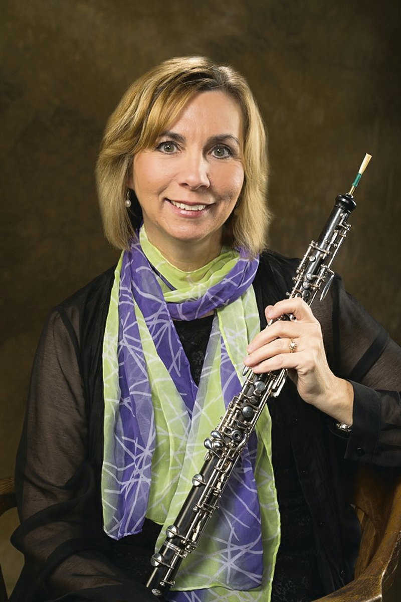 Oboist Theresa Delaplain will perform centerstage Saturday with the Fort Smith Symphony.