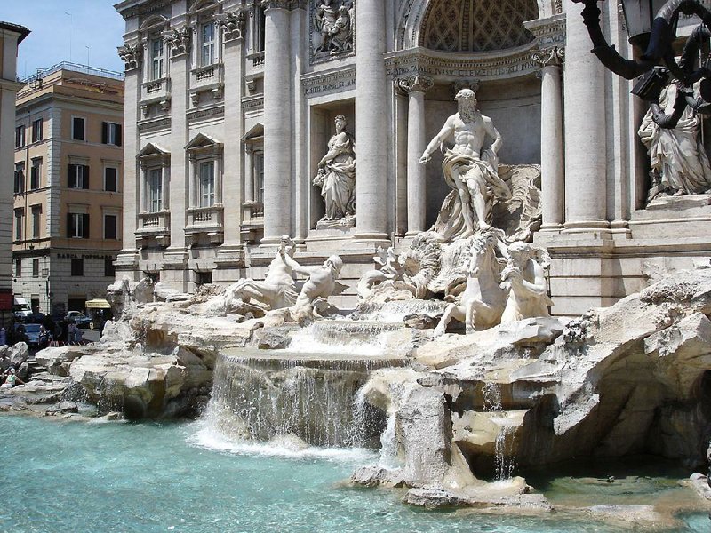 The water is flowing again at the newly restored Trevi Fountain in Rome.