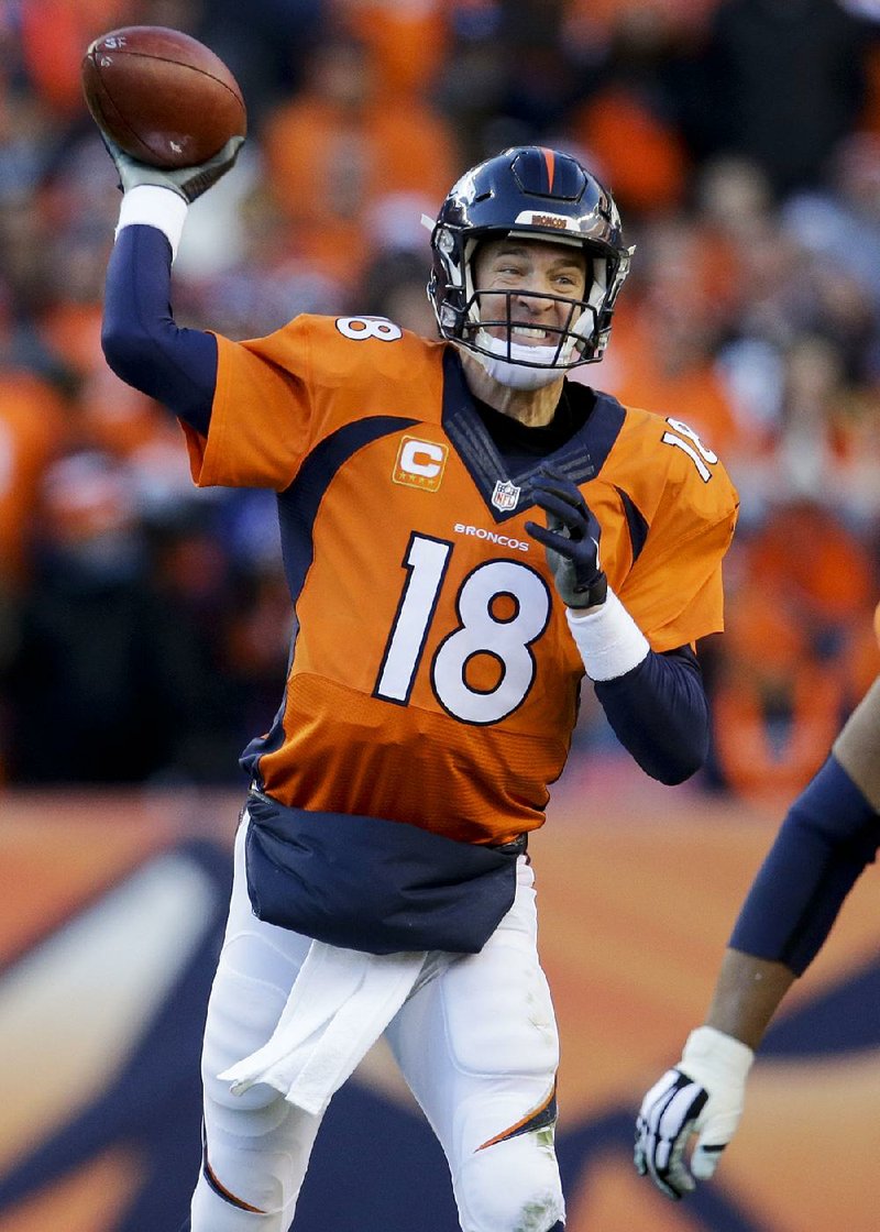 Denver quarterback Peyton Manning will face New England’s Tom Brady for the 17th time in his career Sunday in the AFC Championship Game. Manning is 5-11 in their previous 16 meetings.