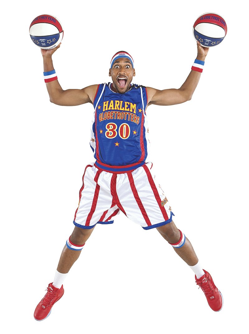 The Harlem Globetrotters — and No. 30, Zeus McClurkin — play Feb. 4 in Fayetteville.