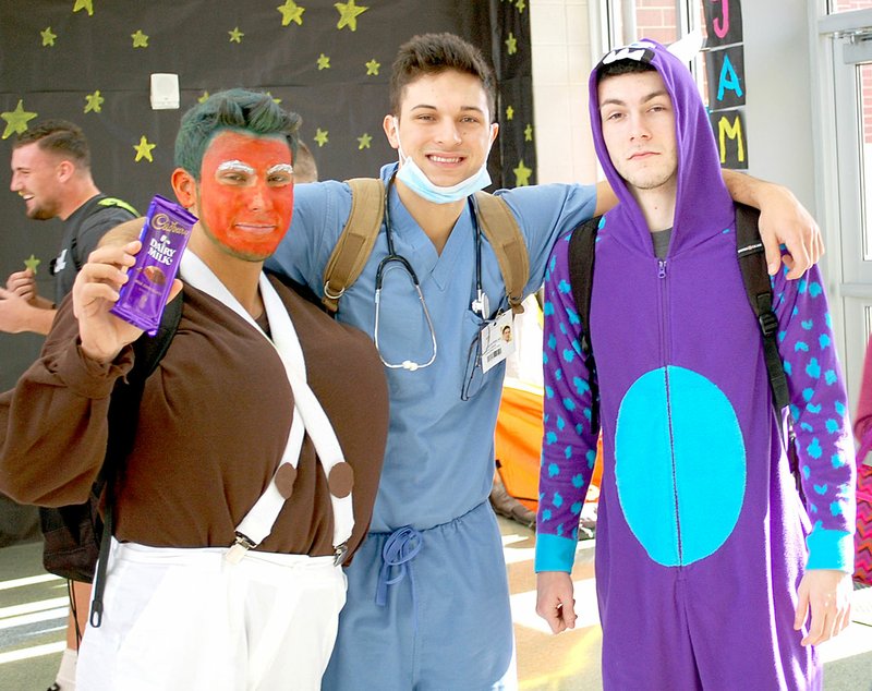 File photo Dressing up is an annual spirit week tradition. During the 2015 Basketball Homecoming spirit week Roman Lambert dressed as an Oompa Loompa from the movie &quot;Willy Wonka and the Chocolate Factory,&quot; Keetun Pierce dressed as a doctor wearing scrubs and Garrett Efurd dressed as a monster from the movie &quot;Monsters Inc.&quot;