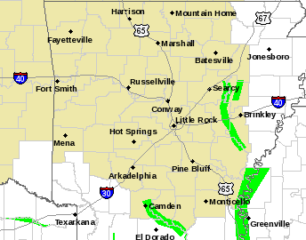 Strong winds, high temperatures and low humidity create a limited danger of wildfires in northwest Arkansas and eastern Oklahoma. 