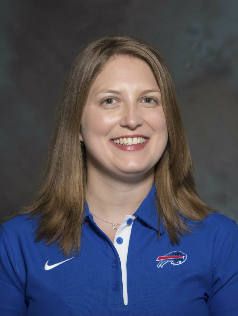 Kathryn Smith of the Buffalo Bills NFL football team. 