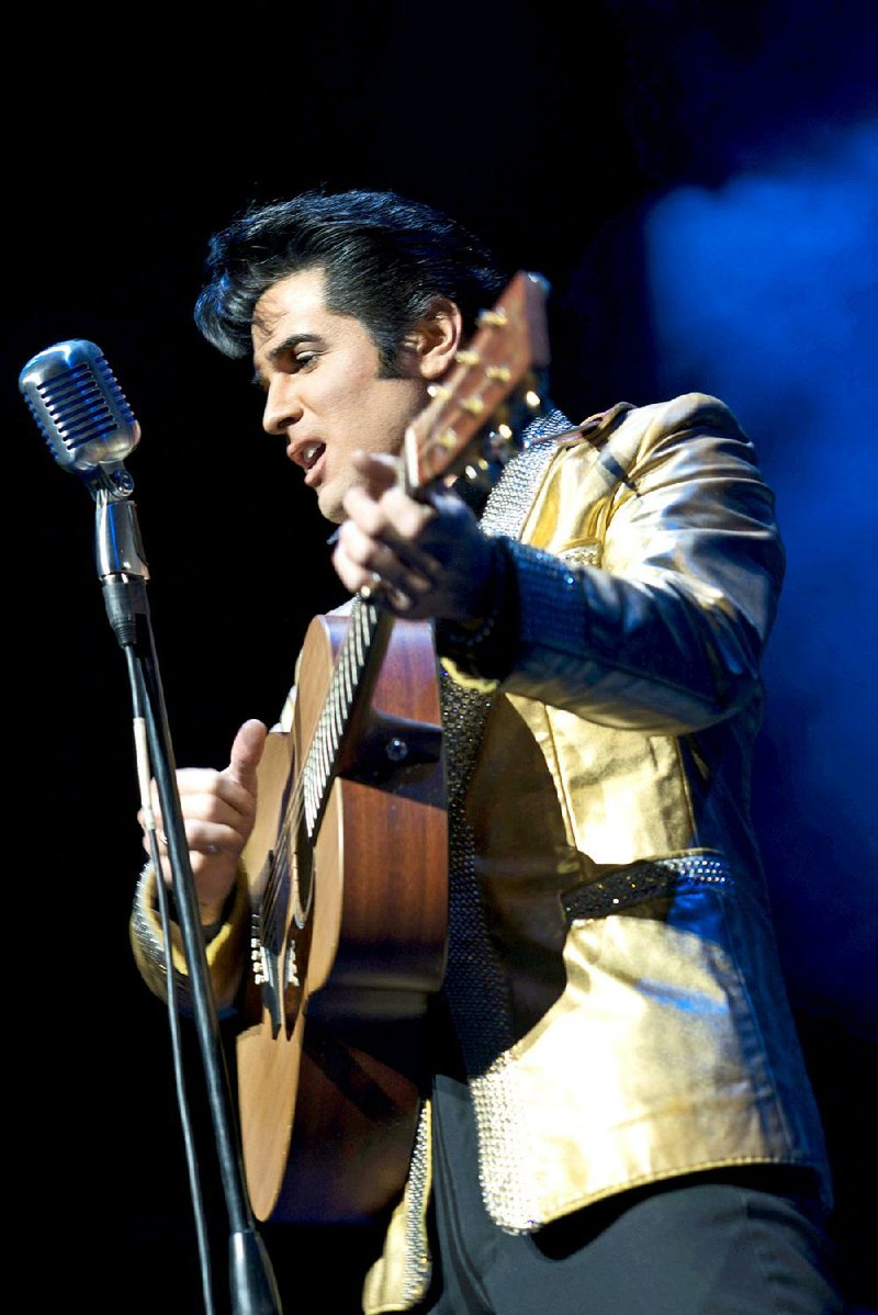 Dean Z is one of three Elvis tribute artists touring in Elvis Lives!, onstage today in Conway.