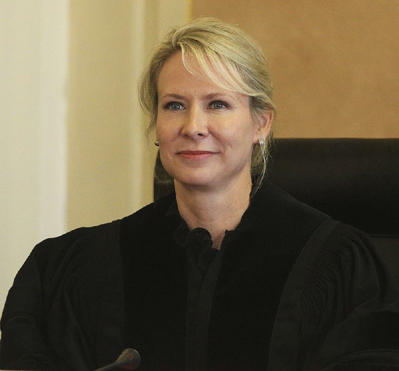 Arkansas Supreme Court Justice Courtney Goodson is shown in this file photo.