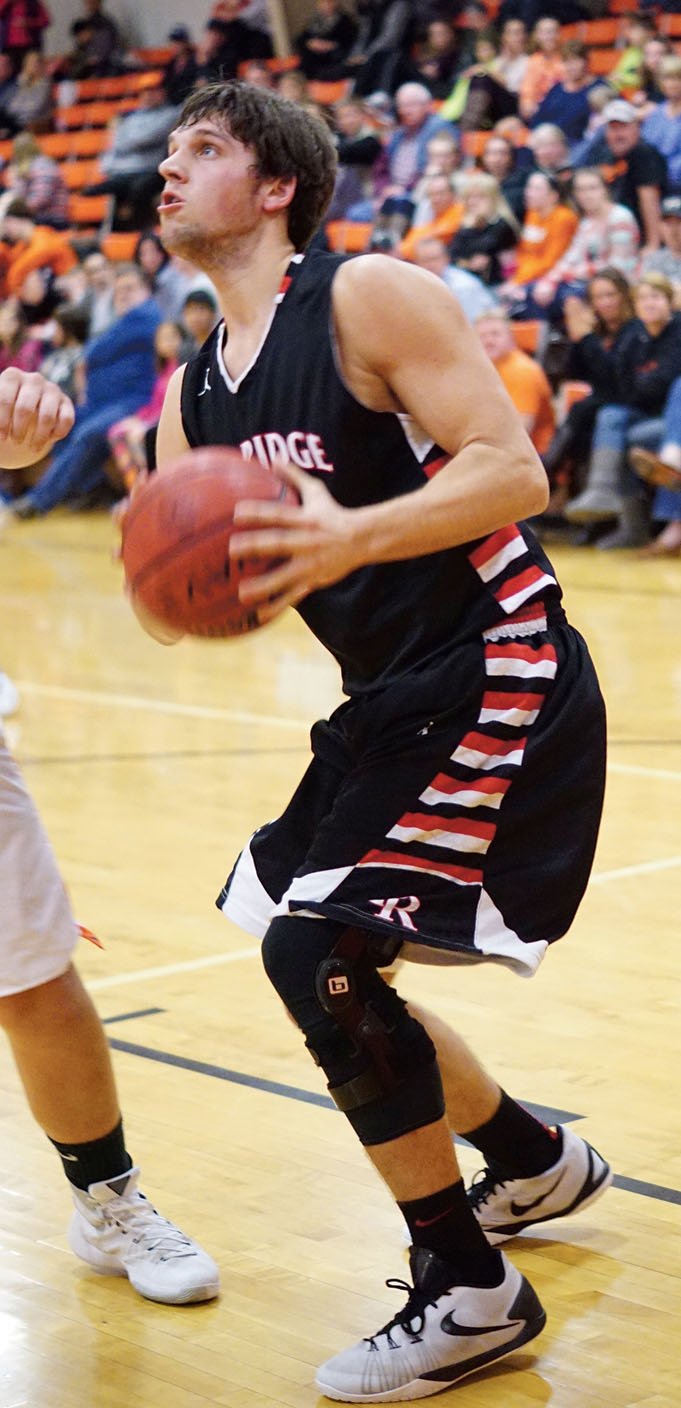 Pea Ridge’s Bryce Beckmann is averaging 7 points, seven rebounds and three blocked shots a game after battling back from knee surgery.