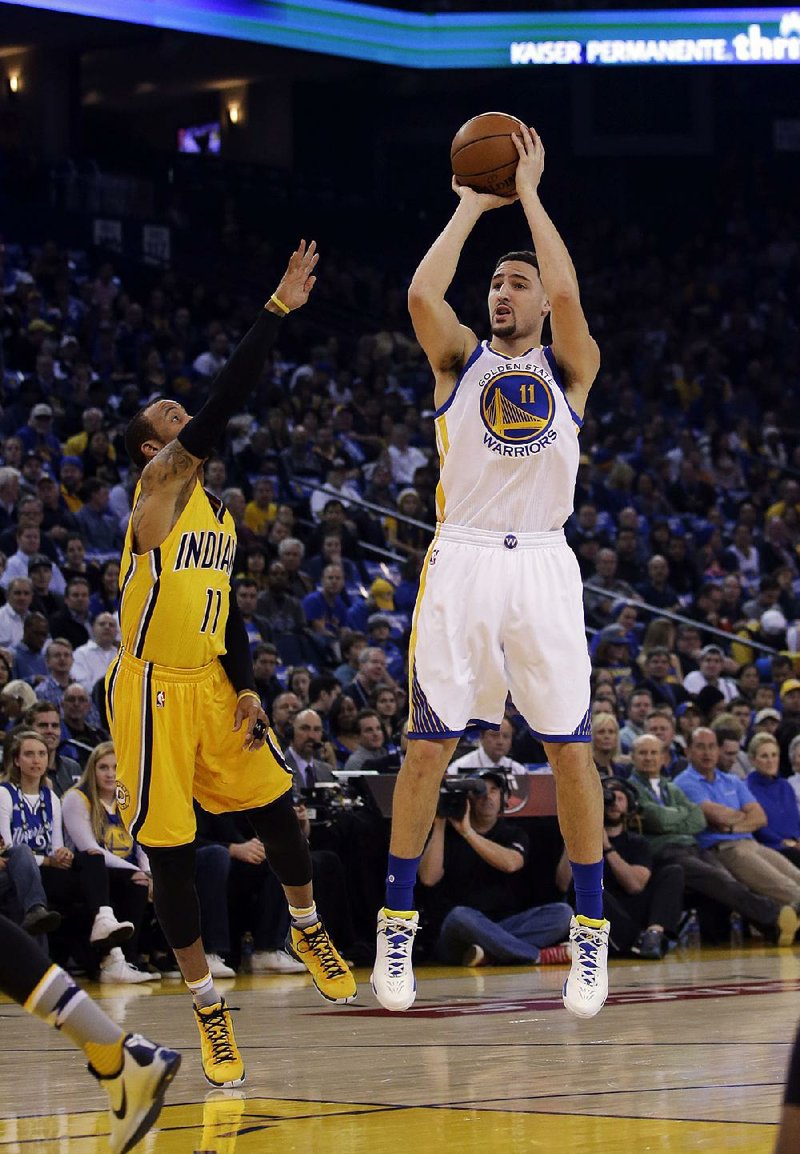 Golden State guard Klay Thompson will join his teammates Stephen Curry and Draymond Green in Toronto for the NBA All-Star game on Feb. 14.