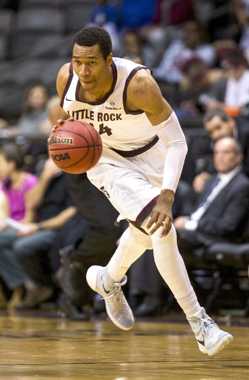 UALR forward Mareik Isom went through an early-season shooting slump, but the junior has since regained his touch for the Trojans, who have won eight of their past nine games to remain in fi rst place in the Sun Belt Conference standings.